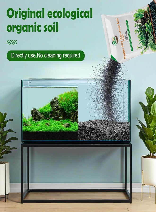 Hygger CO2 6.6Ib Aquarium Soil Water Grass Mud Fish Tank Aquascaping Aquarium Substrate Soil for Plants and Shrimps,No Need to Wash and No Muddy Water (6.6 Pounds, Aquarium Soil) - Image 3